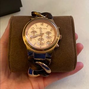 Michael Kors women’s watch- tortoise and gold